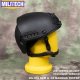 Militech NIJ Level 3A Balistique Airframe Casque BK