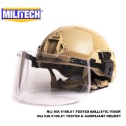 NIJ Niveau IIIA 3A DE 2019 ARC Milieu Cut Pare Balles Sentry XP Aramid Casque Balistique Avec Tactique Visière