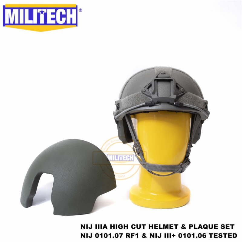 NIJ III+ FAST FG 2 Dans 1 OCC Dial Doublure High XP Cut Pare Balles Aramid Casque Balistique 0101.07 NIJ III+ FAST FG 2 Dans 1 OCC Dial Doublure High XP Cut Pare Balles Aramid Casque Balistique 0101.07